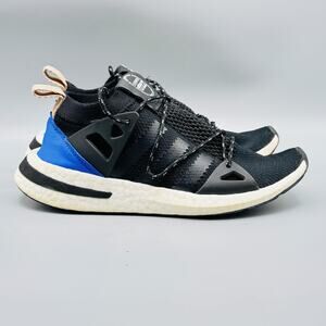 Adidas Shoes Womens Size 6.5 Black Blue Arkyn Boost Primeknit Sneakers CQ2749